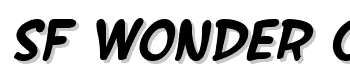 Sf-Wonder-Comic-Bold-Italic font